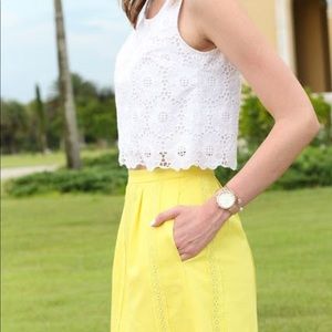 Lilly Pulitzer Lux Laced Crop Top